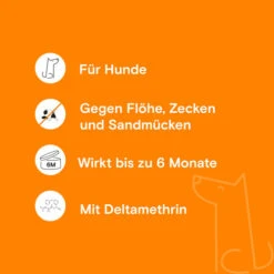 Adimere - Zeckenhalsband Hund -Zoofachgeschäft adimere vlooienband 211577 0500 none