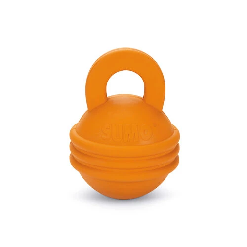 Beeztees Sumo Play Kettlebell - Orange 3 Beeztees Sumo Play Kettlebell - Orange