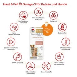 Doppelherz Haut & Fell Öl Omega-3 Für Katzen Und Hunde -Zoofachgeschäft doppelherz haut fell oel fuer katzenhunde 195068 0500 none