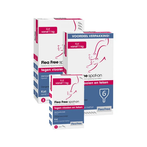 Flea Free Spot-on Katze 3 Flea Free Spot-on Katze