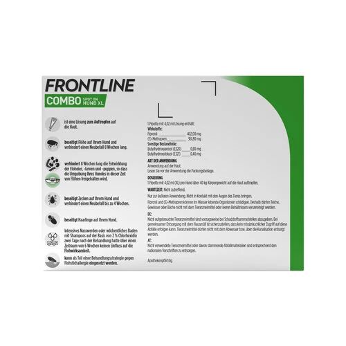 Frontline Combo Gegen Zecken, Flöhe (Flöhe, Eier, Larven, Puppen) Bei Hunden 13 Frontline Combo Gegen Zecken, Flöhe (Flöhe, Eier, Larven, Puppen) Bei Hunden – Bild 11