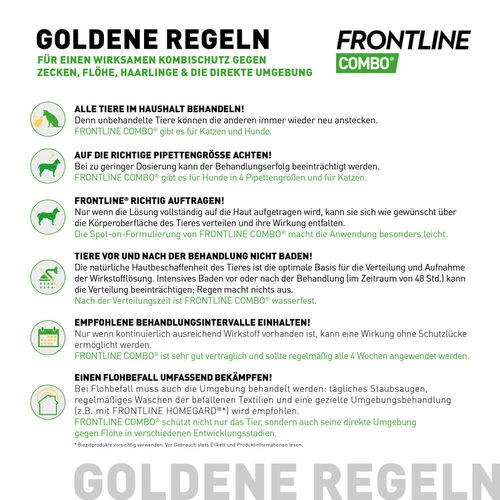 Frontline Combo Gegen Zecken, Flöhe (Flöhe, Eier, Larven, Puppen) Bei Hunden 16 Frontline Combo Gegen Zecken, Flöhe (Flöhe, Eier, Larven, Puppen) Bei Hunden – Bild 14