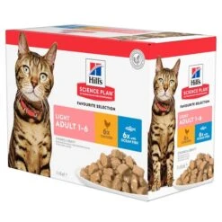 Hill's Science Plan - Feline Adult - Chicken Light 15 Hill's Science Plan - Feline Adult - Chicken Light -Zoofachgeschäft hills science plan feline adult chicken light 143864 0500 none
