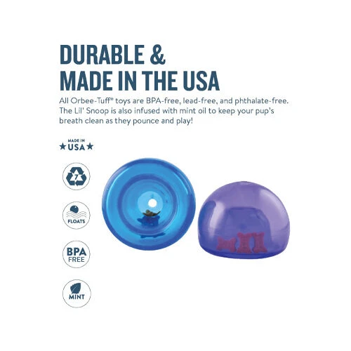 Planet Dog Orbee-Tuff Lil’ Snoop Toy 9 Planet Dog Orbee-Tuff Lil’ Snoop Toy – Bild 8