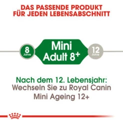 Royal Canin Mini Adult 8+ - Hundefutter 13 Royal Canin Mini Adult 8+ - Hundefutter -Zoofachgeschäft royal canin mini adult 8 hondenvoer 128588 0500 none