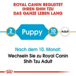 Royal Canin Shih Tzu Puppy - Hundefutter -Zoofachgeschäft royal canin shih tzu junior hondenvoer 140384 0500 none