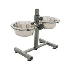 Trixie Hundebar Mit Edelstahl-Futternäpfen 9 Trixie Hundebar Mit Edelstahl-Futternäpfen -Zoofachgeschäft trixie voerstandaard rvs 191053 0500 none